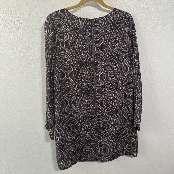 PrAna purple paisley shift dress medium - Picture 6 of 7